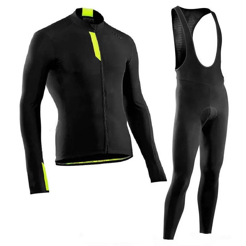 

NW Breathable Cycling jersey Suit Autumn Spring Cycling Clothing Set Quick-Dry Racing Bicycle Mountain Cycling Ropa Ciclismo C25