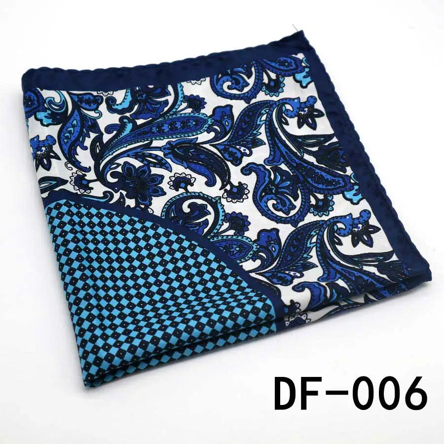 Роскошные 32x32 см человек Пейсли Цветочный горошек карманные квадратные носовые платки полотенце для сундуков большой Размеры платок для