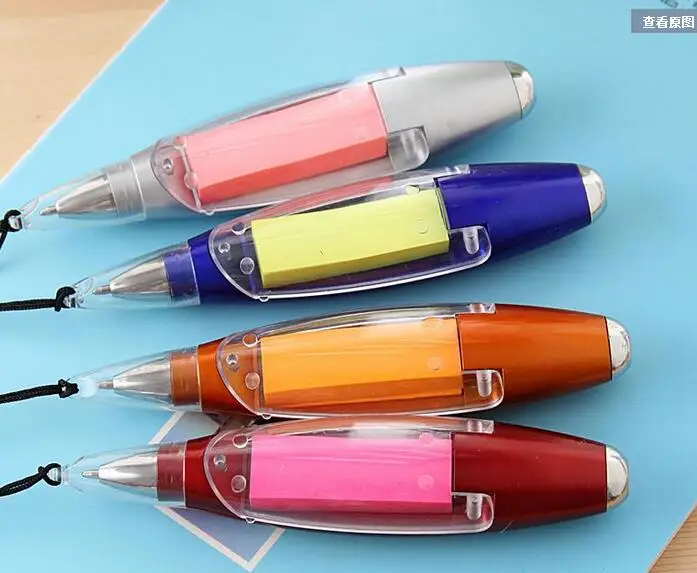 CreativeballpointpenNotespenwithlights5pcsfreeshipping.jpg