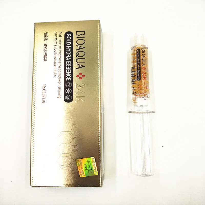 24K Gold Hyaluronic Acid Liquid Moisturizing Anti Wrinkle Anti Aging Collagen Essence Cream 10ml face care - - gadget, beauty 24K Gold Hyaluronic Acid Liquid Moisturizing Anti Wrinkle Anti Aging Collagen Essence Cream 10ml face care - - gadget, beauty