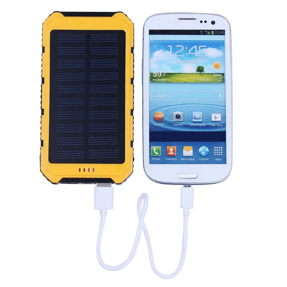 imágenes para Banco de la Energía Solar 8000 mAh Batería Solar Cargador de Batería Externa Ultra delgada Batería de Paneles Solares Cargador Portátil para el Teléfono imágenes para Banco de la Energía Solar 8000 mAh Batería Solar Cargador de Batería Externa Ultra delgada Batería de Paneles Solares Cargador Portátil para el Teléfono