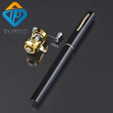 1 шт. мини карман лед Fly Рыбная ловля и Катушка комбо комплект Алюминий сплав topind ручка Рыбная ловля полюс море морской пресной воды комплект