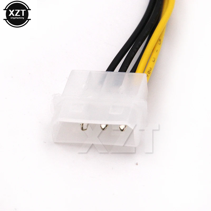 2 IDE Dual 4pin Molex IDE Male to 6 Pin Female PCI-E Y Molex Power Cable Adapter Connector for video cards