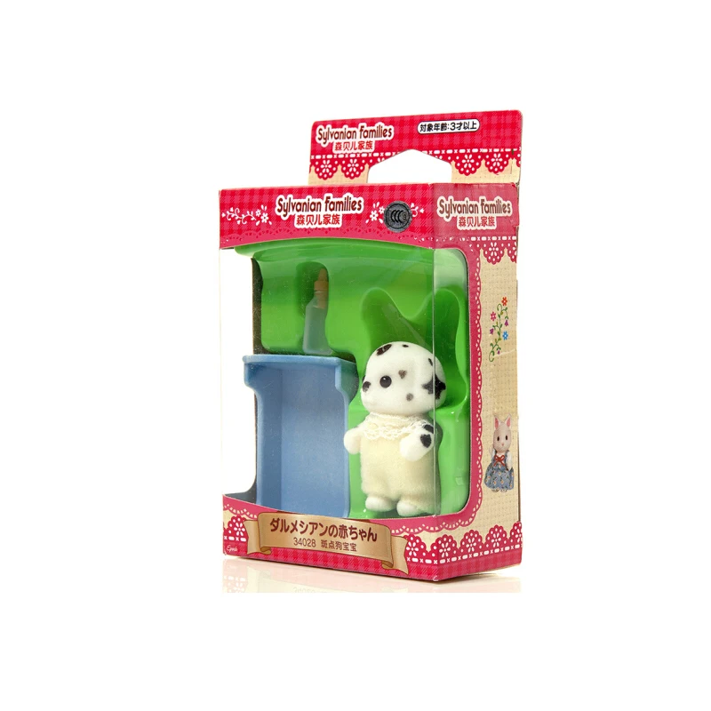 Sylvanian Families Dalmatians Dog Baby Dollhouse животное пушистая игрушка фигурки подарок для девочки