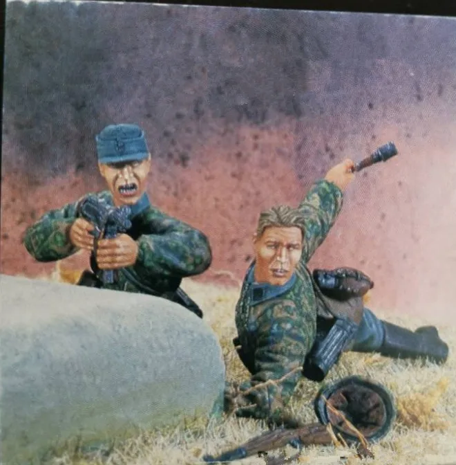 1/35 каучуковая фигурка модель комплект Unassambled Неокрашенная 00886 | Игрушки и хобби