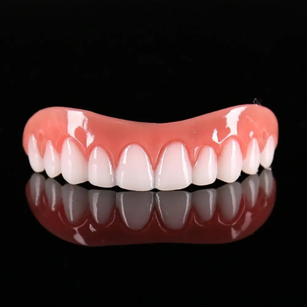 

1Pc Cosmetic Teeth Snap On Secure Smile Veneers Dental False Natural Newest