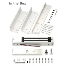 DIY Набор Магнитный 280 кг 600LBS силовой замок с zl-кронштейном DC12V для домашнего использования в офисе