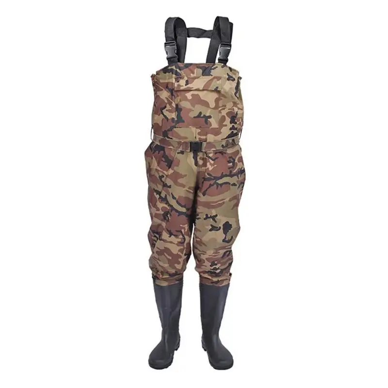 

NewWaterproof Sewer Rain Pants Half Body Clothing Fishing Pants Suit Water Catch Fish Conjoined Pants Fish Jumpsuit Trousers