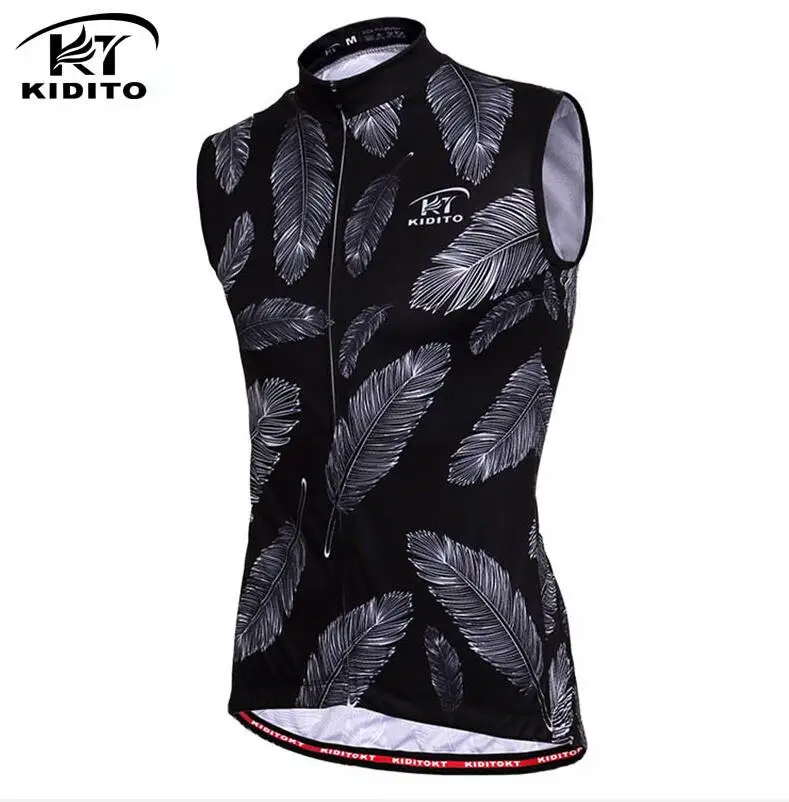 Cycling Jersey only Kiditokt pro, без рукавов, Джерси для велоспорта, быстросохнущие жилеты для велоспорта, дышащая одежда для горного велосипеда, одежда для гоночного велосипеда - Цвет: Cycling Jersey only