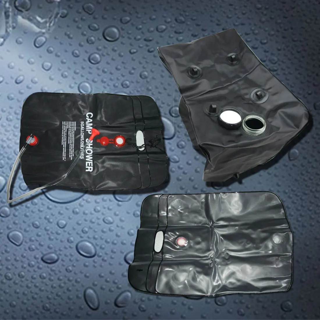 

Wholesale Outdoor Travel Hiking Water Bags Backpack 20L Portable Solar Heated Shower Camping Water Bathing Bag