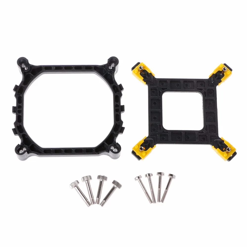 

OPEN-SMART 1Set PC CPU Heatsink Mounting Bracket Holder Base Backplate Kit For Intel 115X/1366/2011