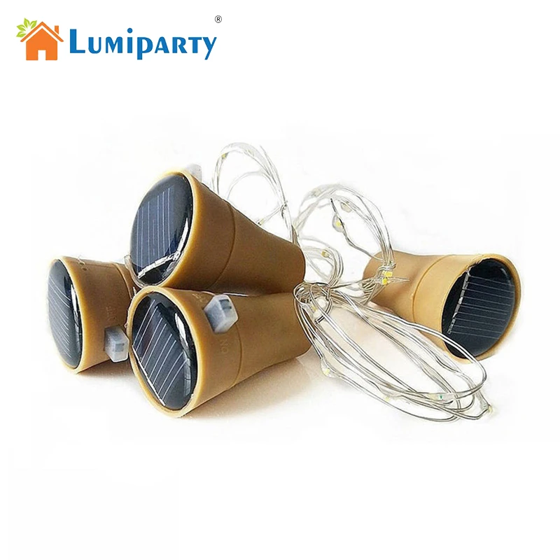 Lâmpadas Solares lumiparty 8led/10led solar powered forma Utilização : Feriado