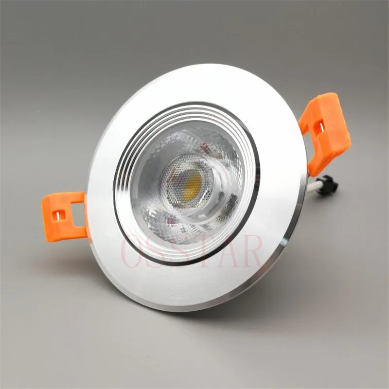 

Free shipping 10W LED COB Ceiling Light Warm White Cold White Recessed LED Lamp Down Light For Home Lighting AC85-265V