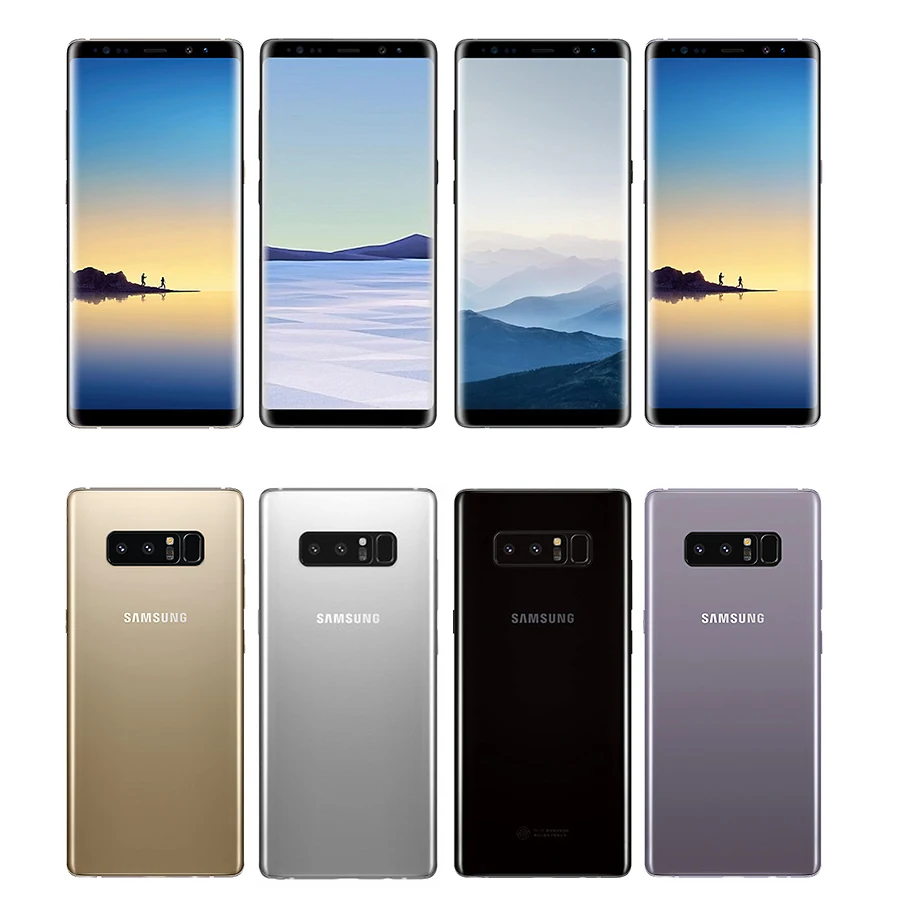 Original Samsung Galaxy Note 8 6GB RAM 64GB ROM 6.3 inch Octa Core Dual Back Camera 12MP 3300mAh Unlocked Smart Mobile Phone