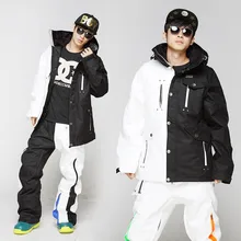 DHL Новые зимние сноуборд с сноубордом лыжные утолщенные водонепроницаемые дышащие теплые и уличные лыжные костюмы