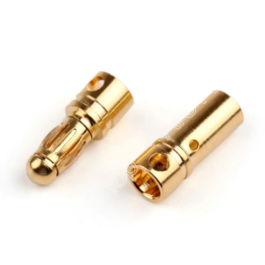 3.5mm Banana Plug Jack Pin Bullet Connector Copper For RC