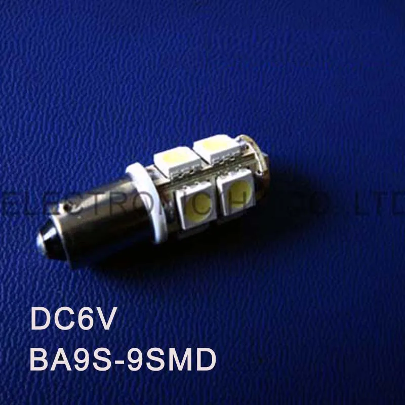 

High quality DC6.3V 6V BA9S Led Warning Signal,Indicating Lamp,Pilot lamp,Instrument Light,pinballs Bulb free shipping 10pcs/lot