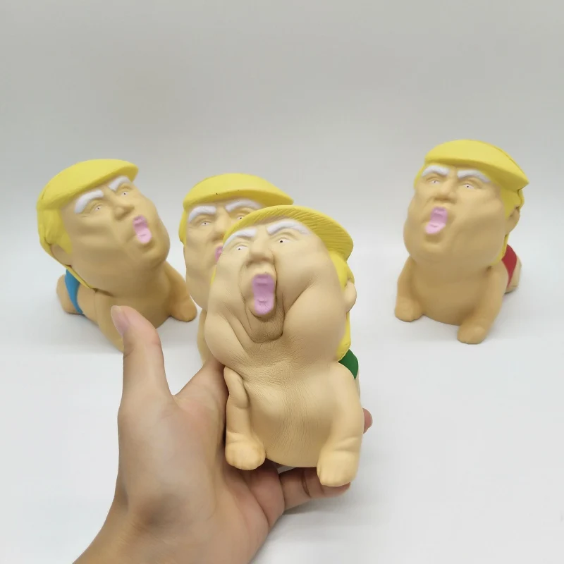 1 шт. Дональд Трамп стресс сжимающий шар Jumbo мягкая игрушка крутая Новинка облегчение давления Дети Кукла Декор сжимайте Забавный шутка реквизит подарок