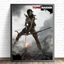 Rise Of The Tomb Raider Game Canvas Prints Modern Painting Posters Wall Art Pictures For Living Room Decoration No Frame футболка print bar rise of the tomb raider