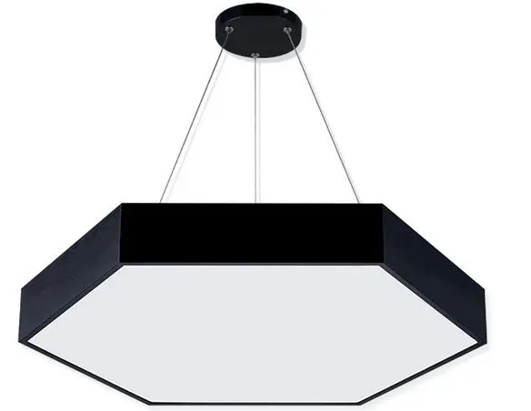 Plafoniera LED moderno plafón plafon LED comedor iluminacion interior techo plafoniera blanco negro