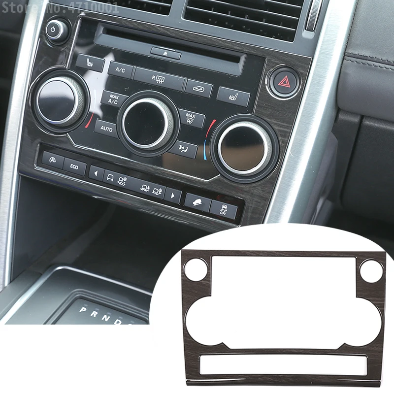 ABS Chrome Center Control Mode Panel Air Conditioner Cover Trim For Land Rover Discovery Sport 2015-2018 Auto Parts | Автомобили и