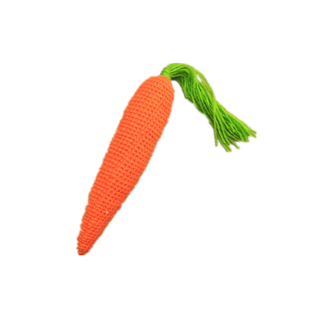 Hand-woven bunny with radish