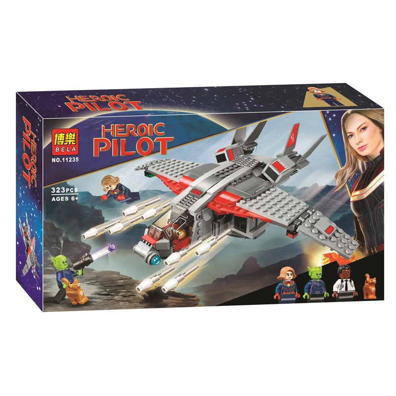 

New arrivals Captain Marvel Avengers 4 Infinity War Compatible Legoe Super Hero Building Blocks Bricks Toys figures SuperHeroes