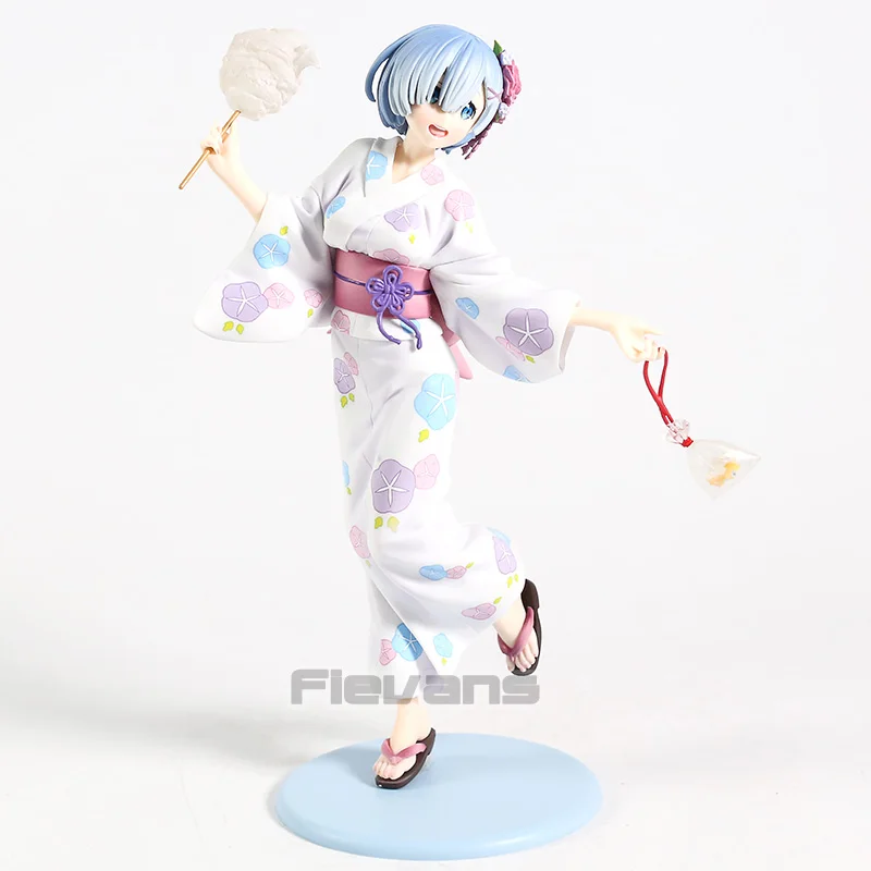 Re: запуск жизни в другом мире от Zero Rem Yukata Ver. ПВХ фигурка аниме девушка Коллекция