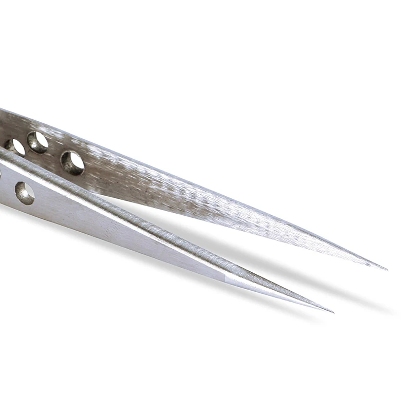 ESD Anti-magnetic Stainless Steel Straight Electronic Precision Straight Curved Tweezers for Mobile Phone Repair Tool