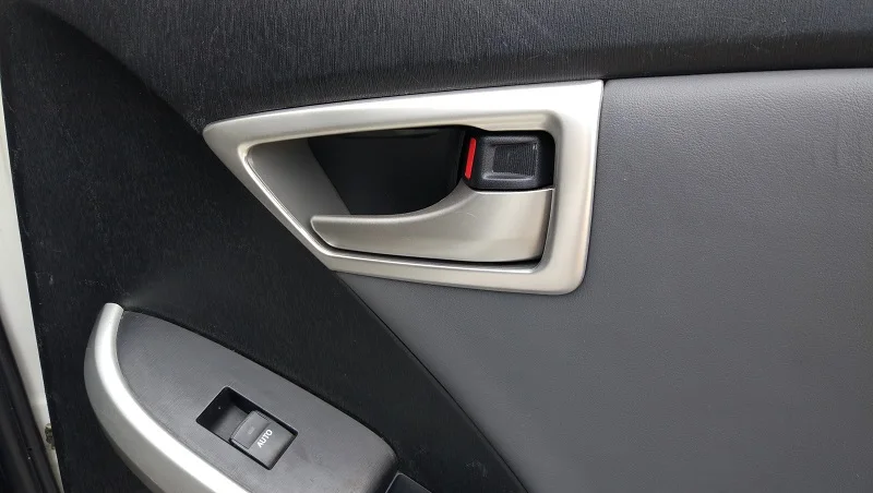 Внутренняя внутренняя дверная ручка из нержавеющей стали для Toyota Prius 30 ZVW30 2010 2011 2012 2013 год