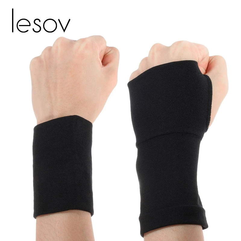 Lesov Elastic Wrist Brace Gloves Thumb Brace Carpal Tunnel Wrist