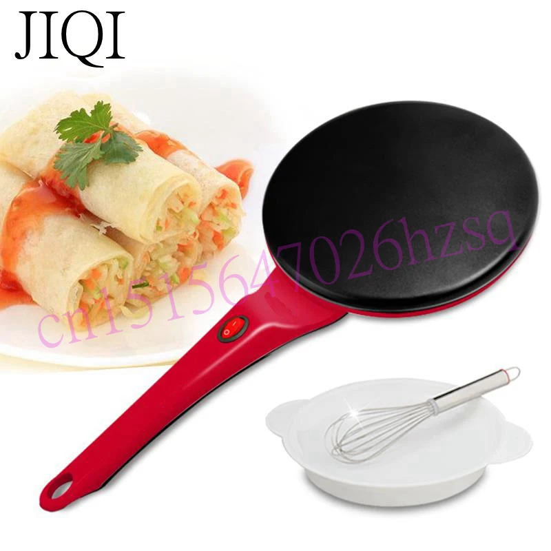 JIQI Household Non stick Pan Electric Cake Stall Pancake Machine Portable Electric Bread Machine Grilled Pancake