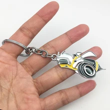 FTDF Автомобиль Стайлинг 3D металлический брелок кольцо Автоматическая ключевая цепь Bumblebee супер пчела автомобильные аксессуары ключ для Volkswagen