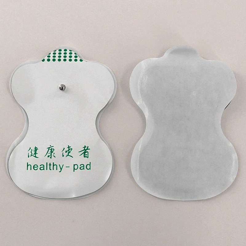 Protable 10PCS White Electrode Pads Digital For Tens Acupuncture Digital Therapy Machine Massager Pad Medium Frequency