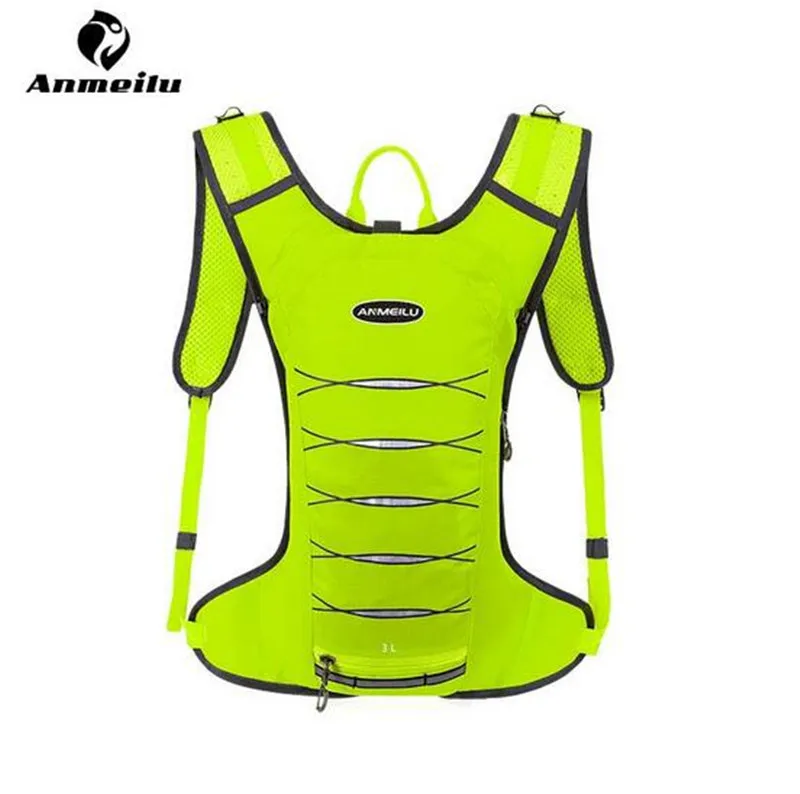ANMEILU Men Women 3L Running Bag Outdoor Camping Sports Bag Ultralight Running Marathon Trail Backpack Rucksack Outdoot Bag