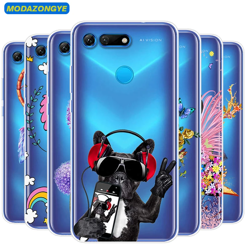 

Huawei Honor View 20 Case Honor View20 Case 6.4" Paint Soft TPu Back Cover Phone Case Huawei Honor View 20 View20 Case Silicone