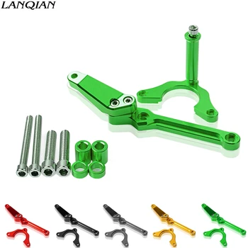 

Motorcycle Steering Steer Damper Stabilizer Mount Mounting Bracket Kit Support For Kawasaki Z 900 Z900 2017 2018 CNC Aluminum