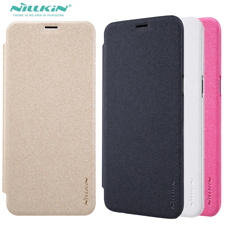 

leather case for galaxy s8 / s8 plus Nillkin Frosted shockproof flip case for samsung galaxy s8 plus phone cover