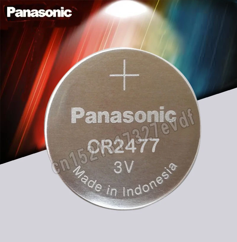 

Panasonic Original CR2477 3V High Performance High Temperature Resistant Button Coin Battery Cell Batteries