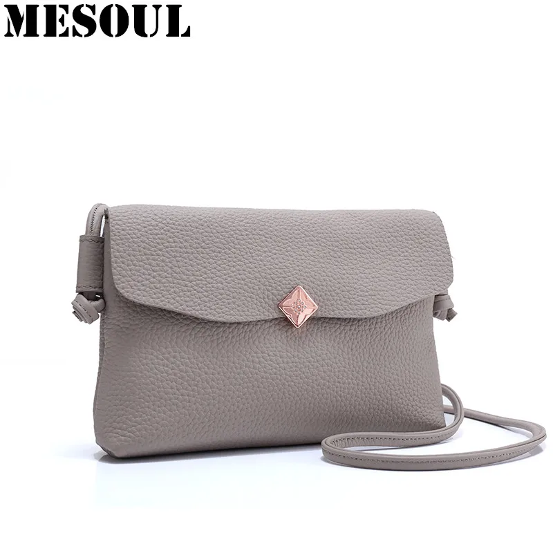 

Candy Color Genuine Leather bags for women 2018 New Small Shoulder Crossbody Bags Fashion Handbags Clutches Ladies Party Bag