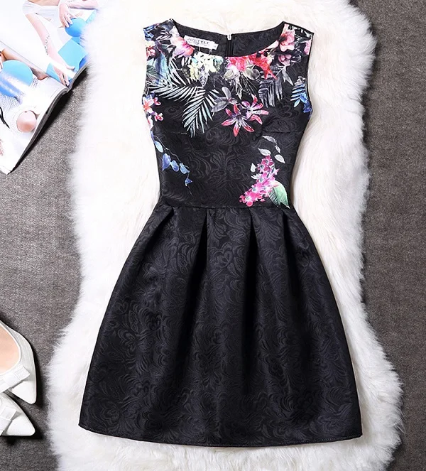 جديد المرأة الصيف فستان كاجوال خمر طباعة مثير حزب اللباس Vestidos السيدات Vestido دي فيستا النساء فساتين الأميرة الملابس