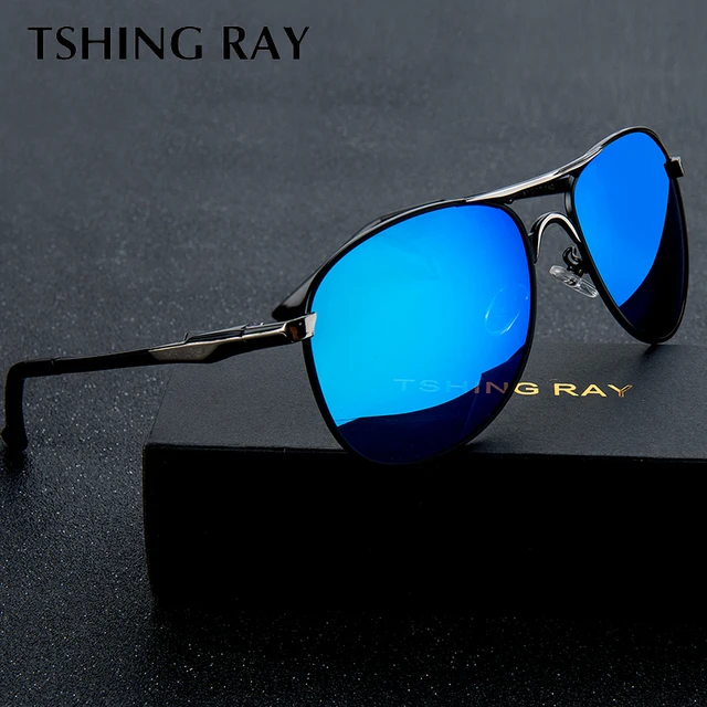 tshing ray design men polarized aviation sunglasses classic brand raydesign