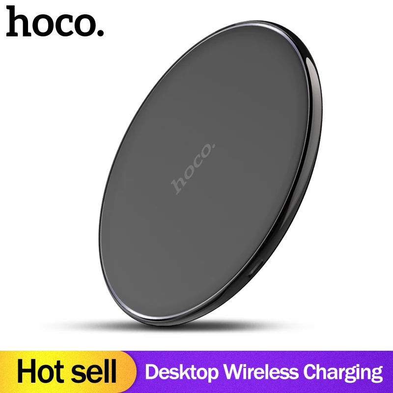HOCO original Qi Wireless Charger Desktop Wireless Charging Pad For iPhone XR Xs Max X 8 for Samsung Galaxy S9 S8 xiaomi mix2s HOCO original Qi Wireless Charger Desktop Wireless Charging Pad For iPhone XR Xs Max X 8 for Samsung Galaxy S9 S8 xiaomi mix2s