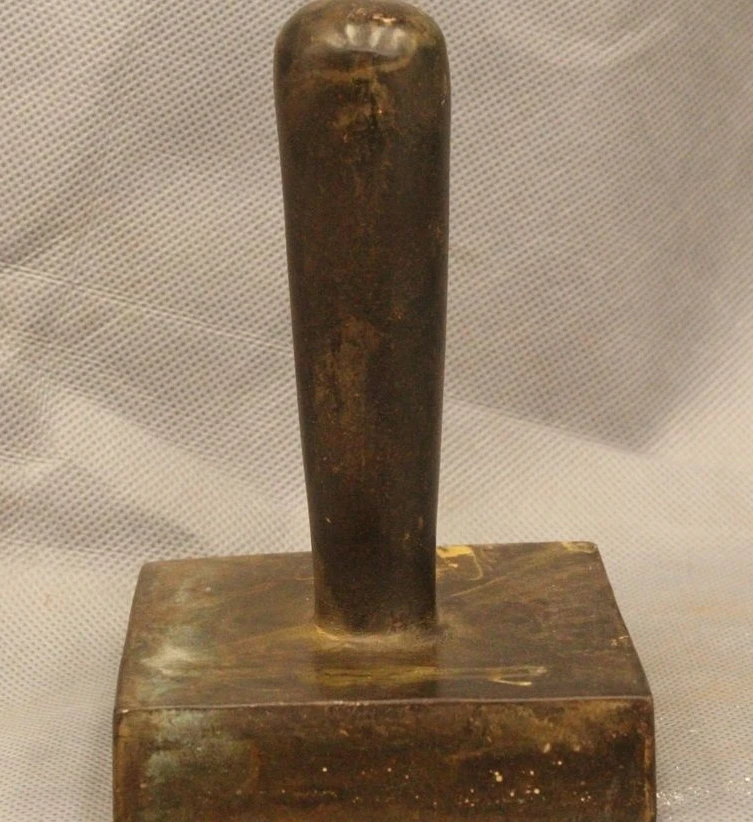 

6"Marked China Chinese Folk Old Bronze Republic Government Seal Statue