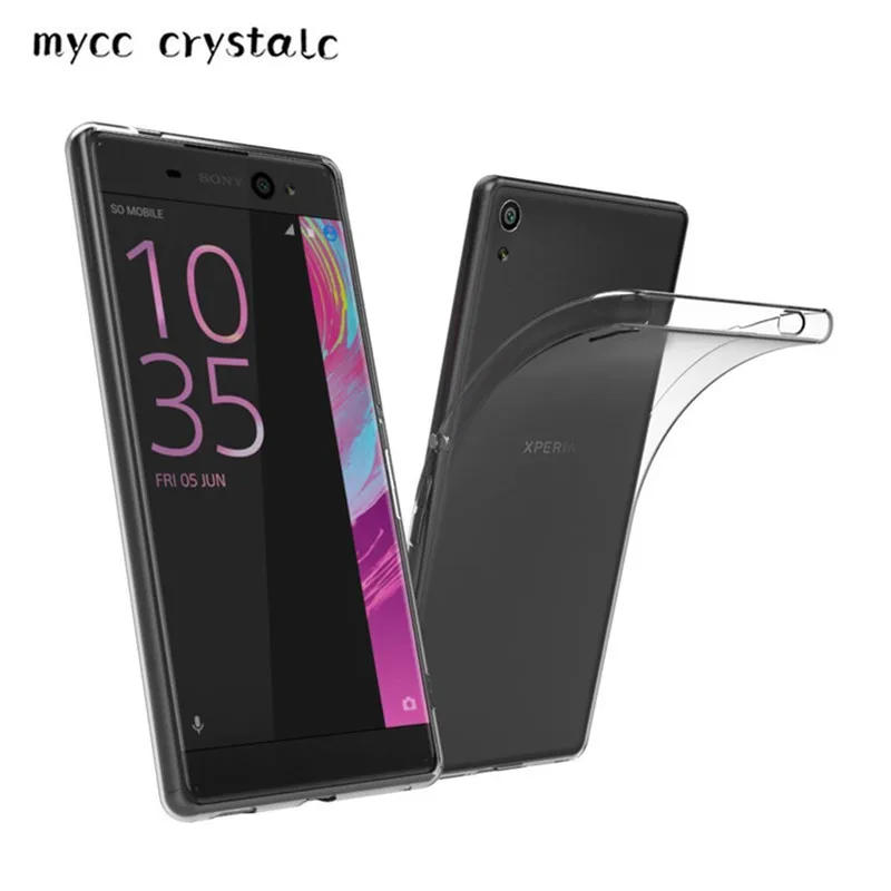 Прозрачный чехол для Sony Xperia E5/XA/C6 XA ультра тонкий прозрачный модный силиконовый