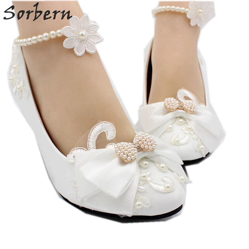 off white kitten heels