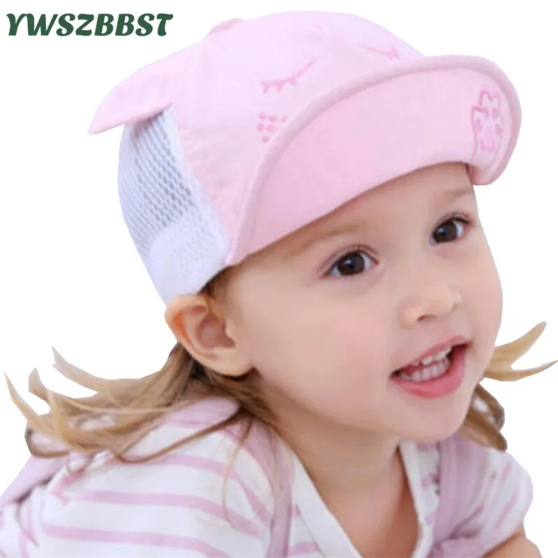 

Summer Baby Sun Hat Baby Mesh Cap with Smile Dog Infant Hat for Girls Boys Toddler Child Kids Baseball Sun Cap