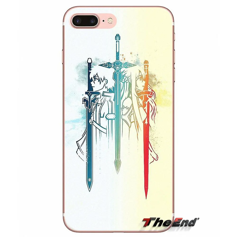 Мягкий чехол kiito Asuna SAO для Apple iPhone X 4 4S 5 5S SE 5C 6 6S 7 8 Plus 6Plus 7plus 8plus Fundas