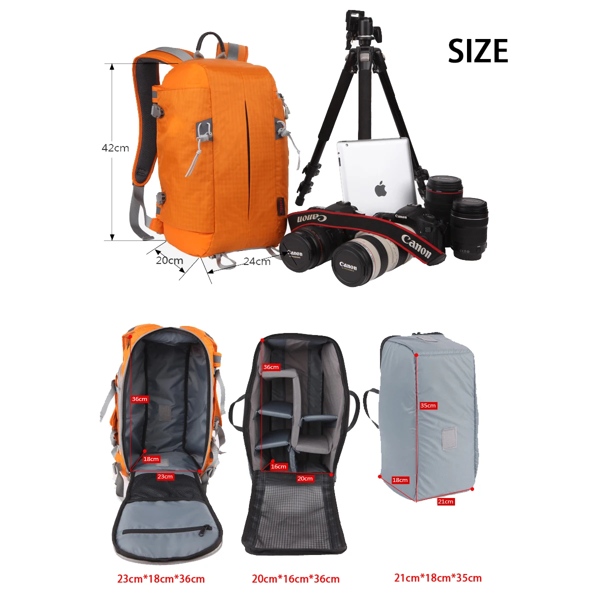Профессиональный открытый спортивный Противоугонный двойной shouldered цифровой фотоаппарат пакет чехол для фотографии DSLR рюкзак для Canon Nikon sony