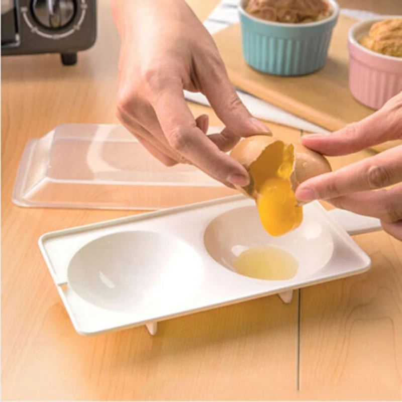 Портативный контейнер для яиц микроволновая печь для приготовления яиц пластиковое приспособление для варки яиц СВЧ-пашот яйцо Кухня Пособия по кулинарии инструменты